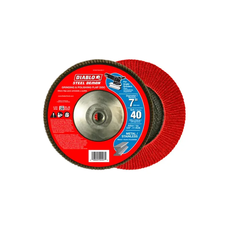 7-Inch Steel Demon Flap Disc For Precision Metal Sanding 1