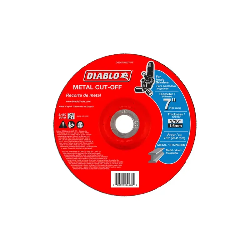 7-Inch Type 27 Metal Cut-Off Wheel 1