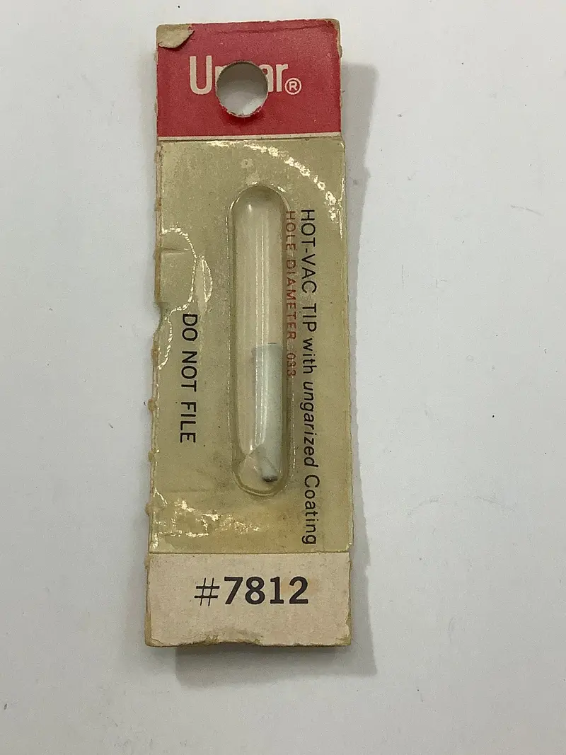 7812 Ungar 0.033" Id Hot Vac Tip For 7800 & 7825 Vacuum Systems 1