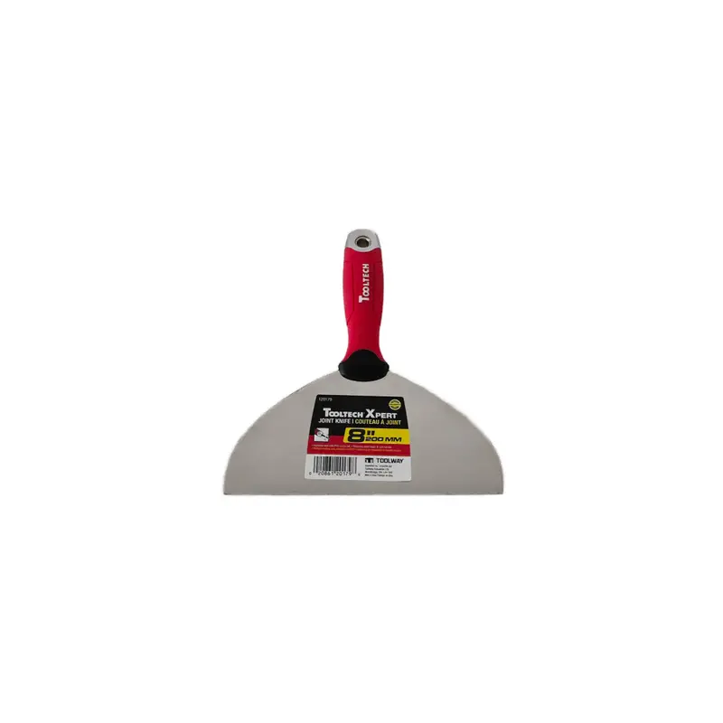 8-Inch Wide-Blade Joint Knife With Ergonomic Handle And Integrated Hammer 1