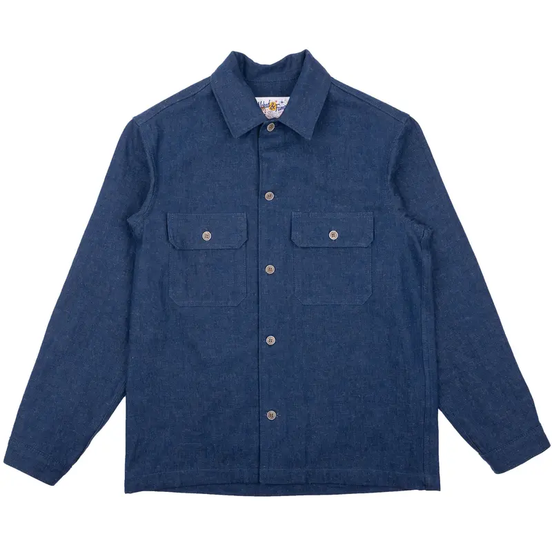 9.7Oz 2/1 Nep Denim Work Shirt 1