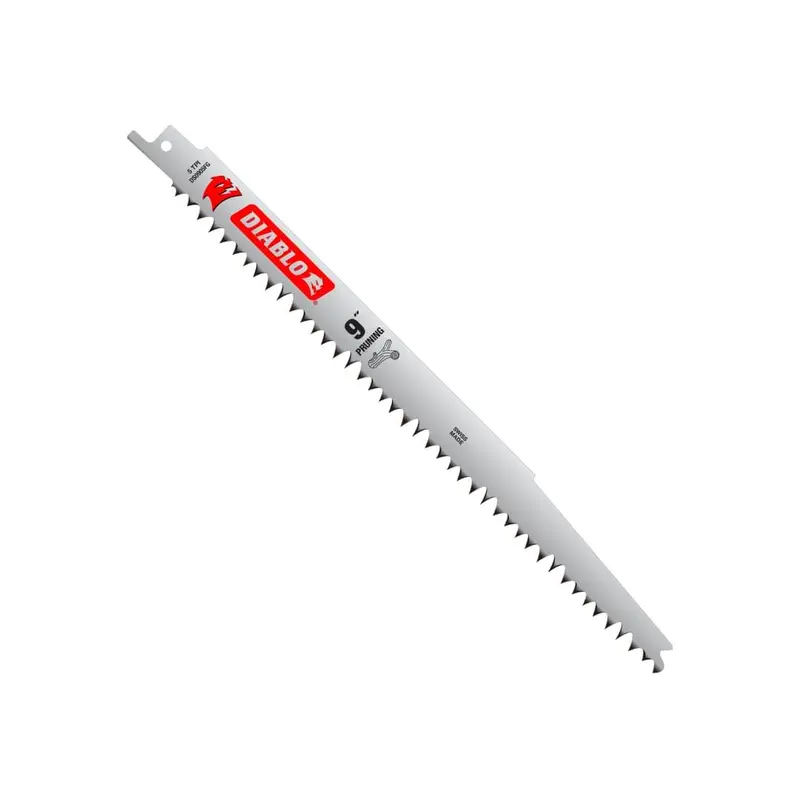9" Fleam-Ground Reciprocating Saw Blade – Pruning & Fast Wood Cuts (5 Tpi) 1