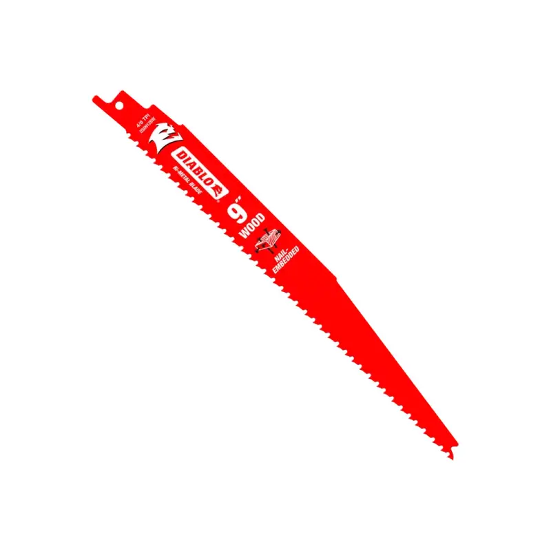 9-Inch Bi-Metal Reciprocating Saw Blade — 4/6 Tpi For Nail-Embedded Wood 1