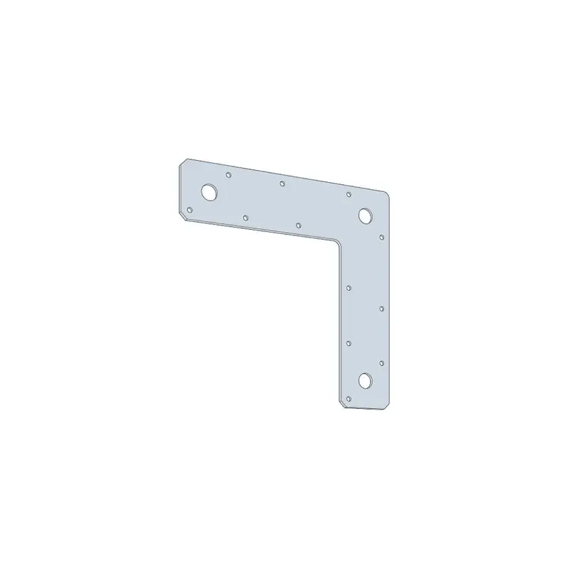 90G Galvanized L-Strap Bracket – 1-1/2" X 6" X 6", Model 66L 1