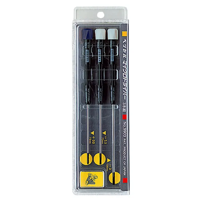9903E Micro Precision Screwdriver Set – 3-Piece No. 9003 Kit 1