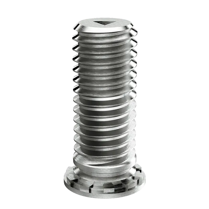A286 Stainless Steel Passivated Self-Clinching Stud – 1/4-20 X 0.500″ – 100-Pack 1