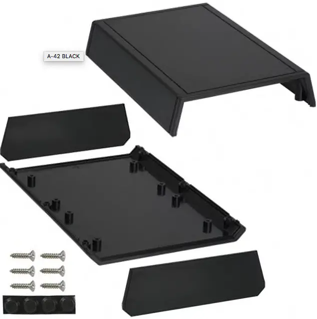 A42Bk Large Two-Piece Electronic Enclosure For Component Mounting 1