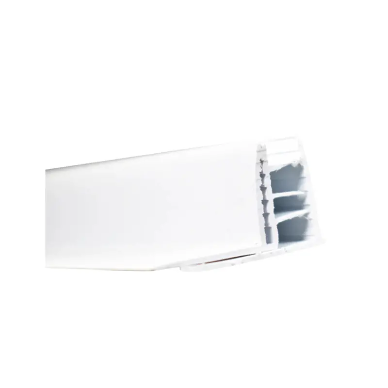 Adjustable White U-Shaped Vinyl Door Bottom Seal – 2 In X 36 In 1