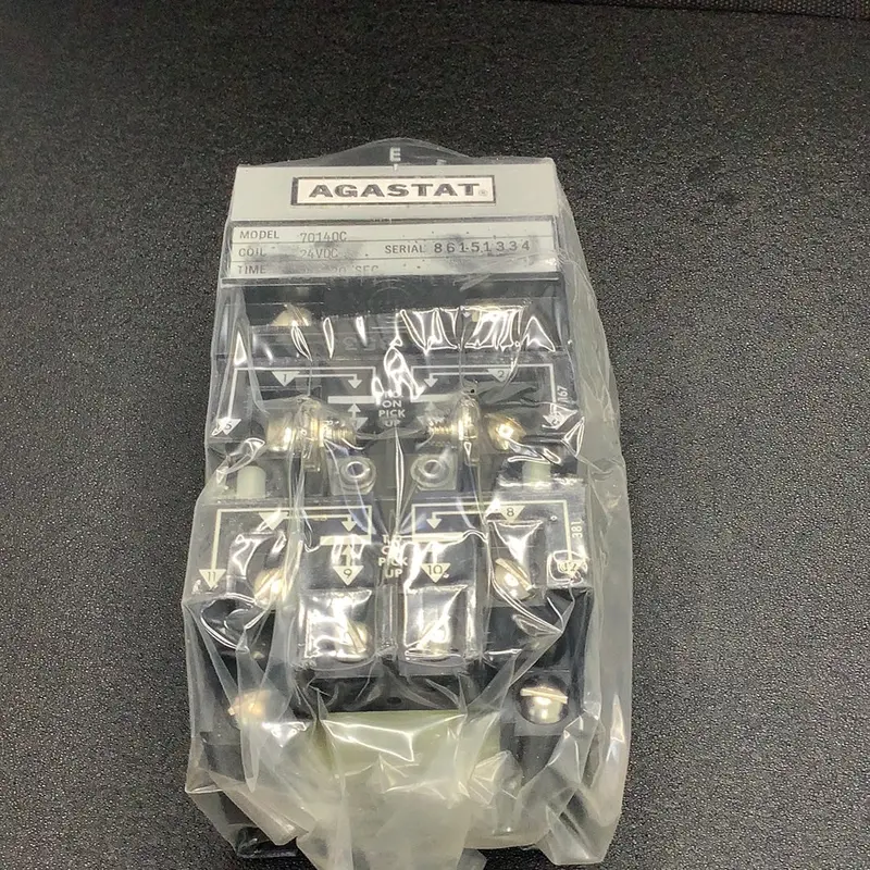 Agastat/Tyco 7014Oc On-Delay Timer Relay – 24Vdc, Adjustable 2–20 Second Delay 1