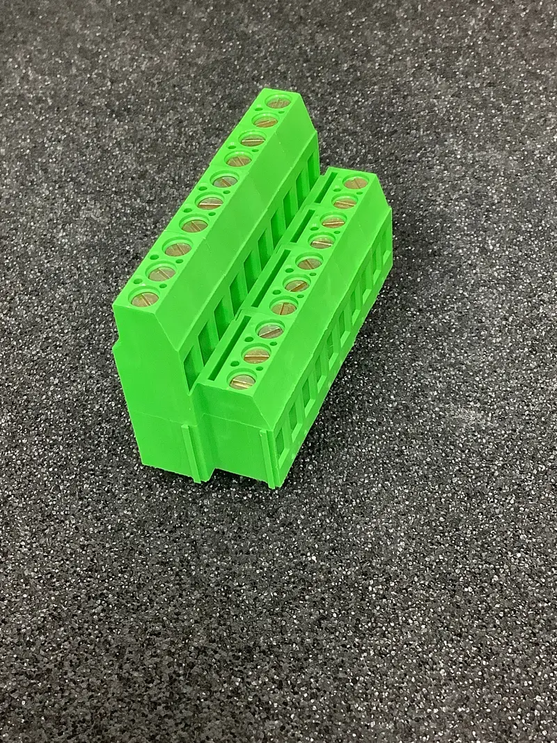 Altech Akz750/20 20-Position Horizontal Wire-To-Board Terminal Block — 5.08 Mm Pitch, Through-Hole Mount 1