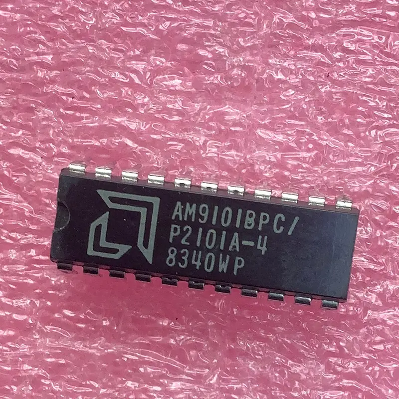Amd P2101A-4 256 × 4 Static Ram – Dual-Marked As Am9101Bpc, 16-Pin Dip 1
