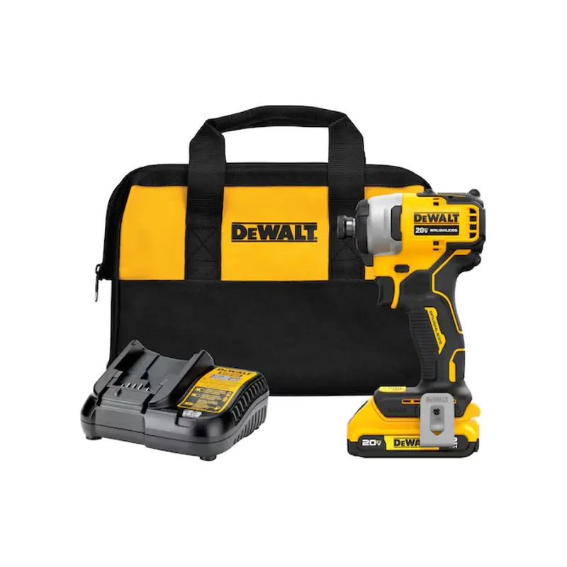 Atomic™ 20V Max* Brushless Compact 1/4-Inch Impact Driver Kit (Tool + Battery + Charger) 1