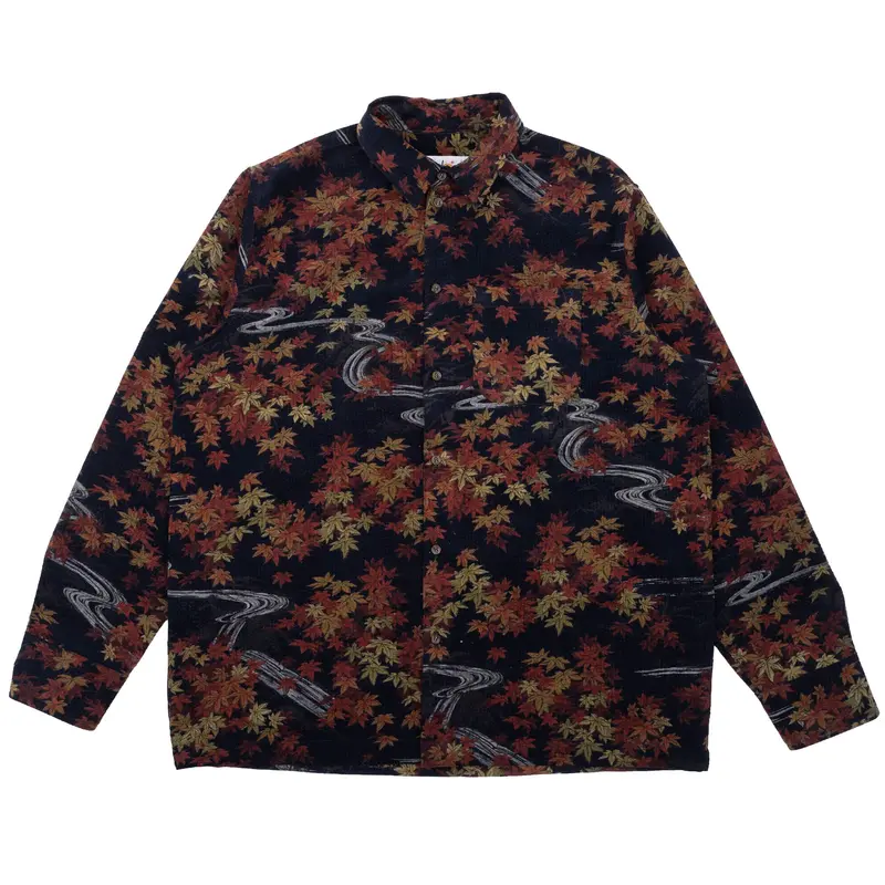 Autumn Print Navy True Shirt 1