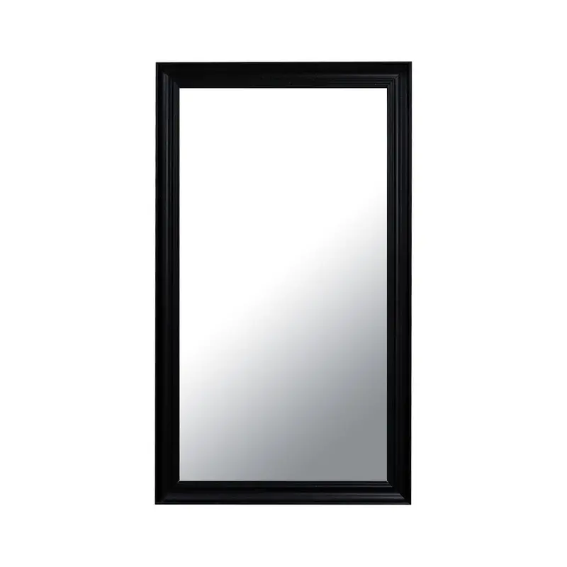 Black Framed Rectangular Bathroom Vanity Mirror 1