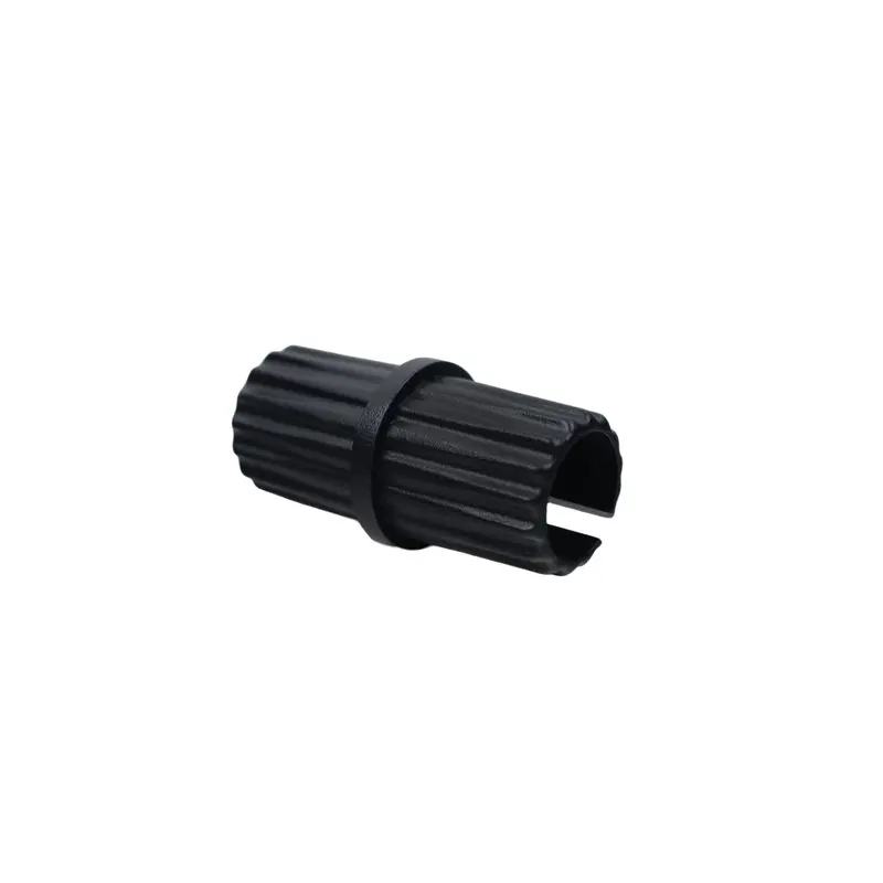 Black Round Handrail Splice Sleeve For Seamless Joining 1