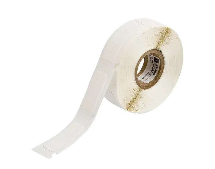Brady Wml-905-502 Vinyl Die-Cut Label Roll — 0.5" × 1.25", White 1