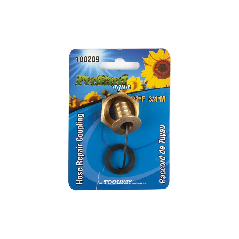 Brass Hose Coupling: 1/2-Inch Female To 3/4-Inch Male Adapter 1