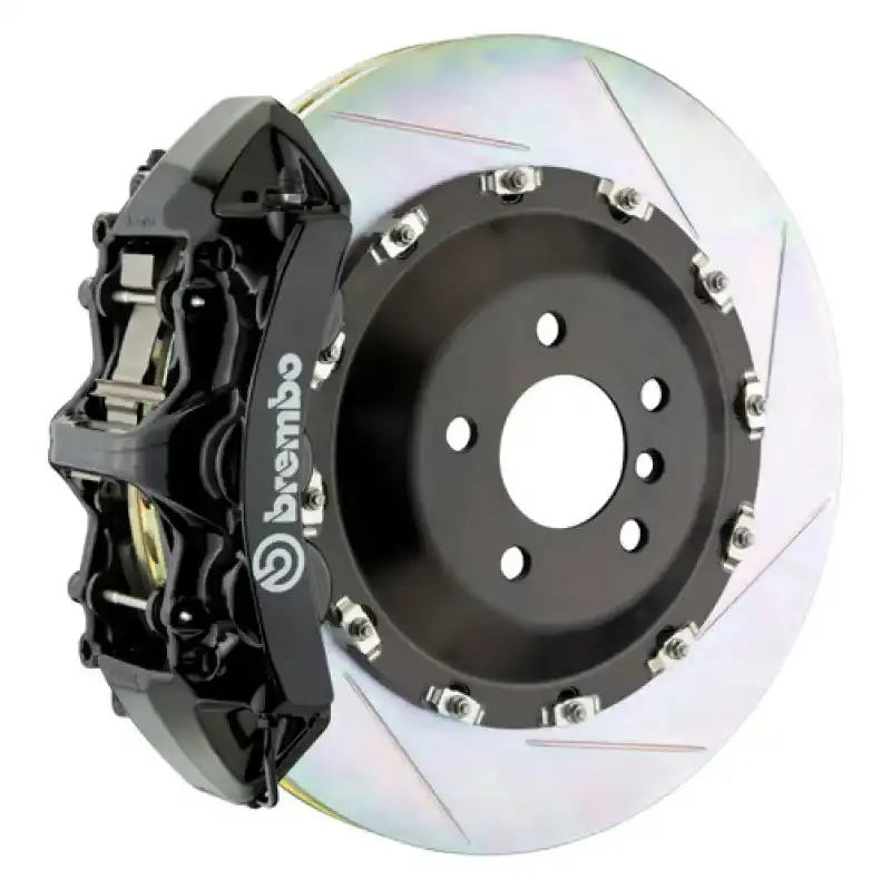 Brembo Gt Big Brake Kit For 2008–2014 Mercedes-Benz C63 Amg – Front 405X34Mm Two-Piece Slotted Rotors & Six-Piston Calipers (Black) 1