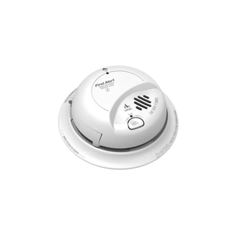 Brk Hardwired Smoke And Carbon Monoxide Combo Alarm With 9V Battery Backup 1