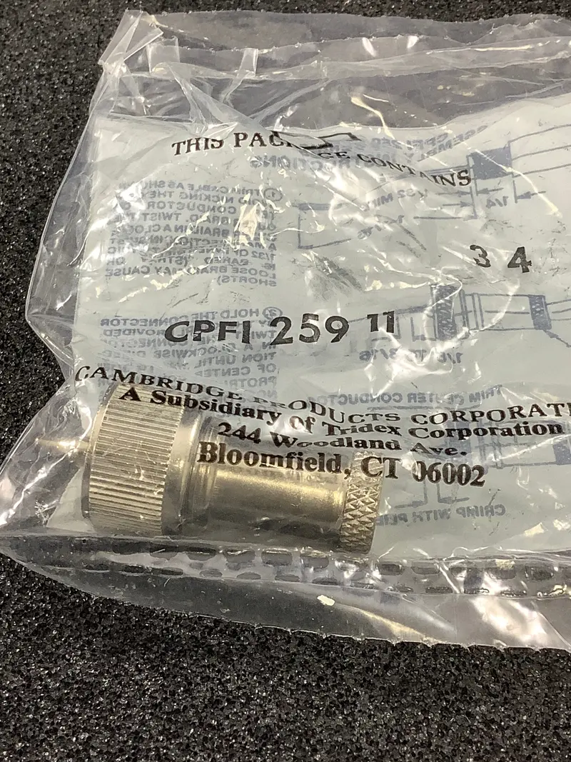 Cambridge Cpfi-259-11 Uhf Twist-On Connector Designed For Rg-59 Coaxial Cable 1