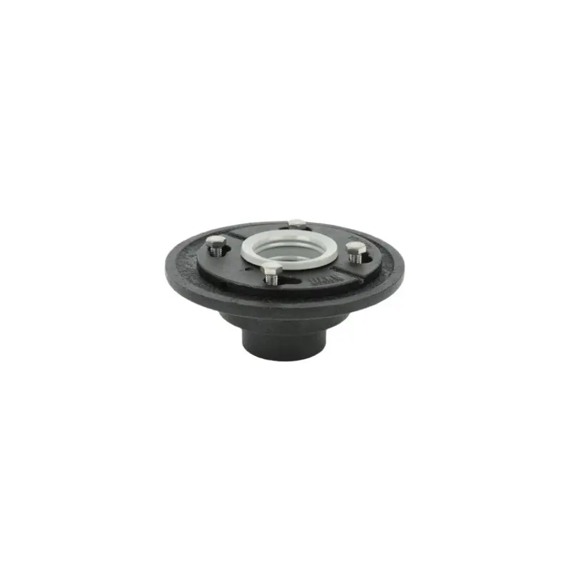 Cast Iron Round Shower Drain Pan – 2-1/2" X 6-5/8" X 3" Heavy-Duty Base (188050) 1