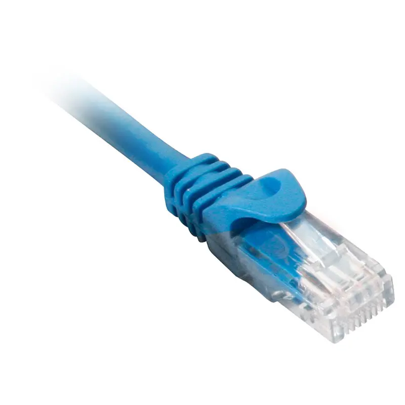 Cat 5E Snagless Ethernet Patch Cable – 1 Ft, Blue 1