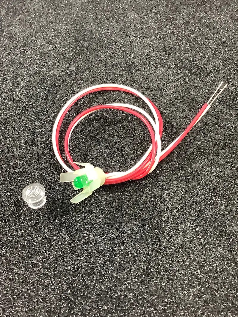 Cml Cml4742 Green Led Indicator With Push-In Panel Mount And Lead Wires 1