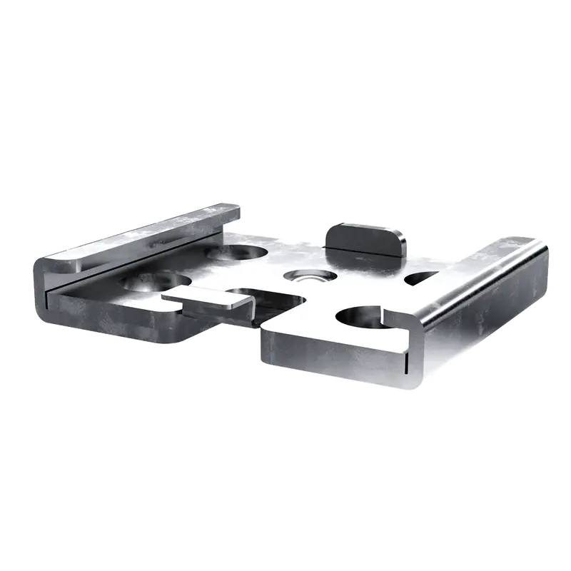 Compact Quick-Release Caster Mounting Plate 1