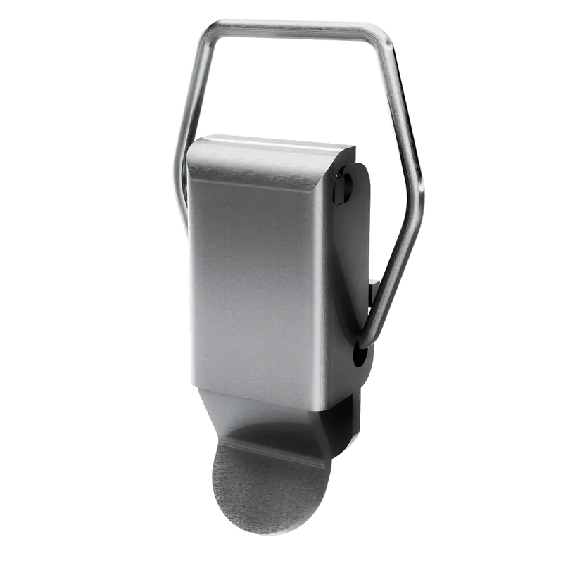 Compact Stainless Steel Spring-Loaded Drawlatch With Loop Handle 1