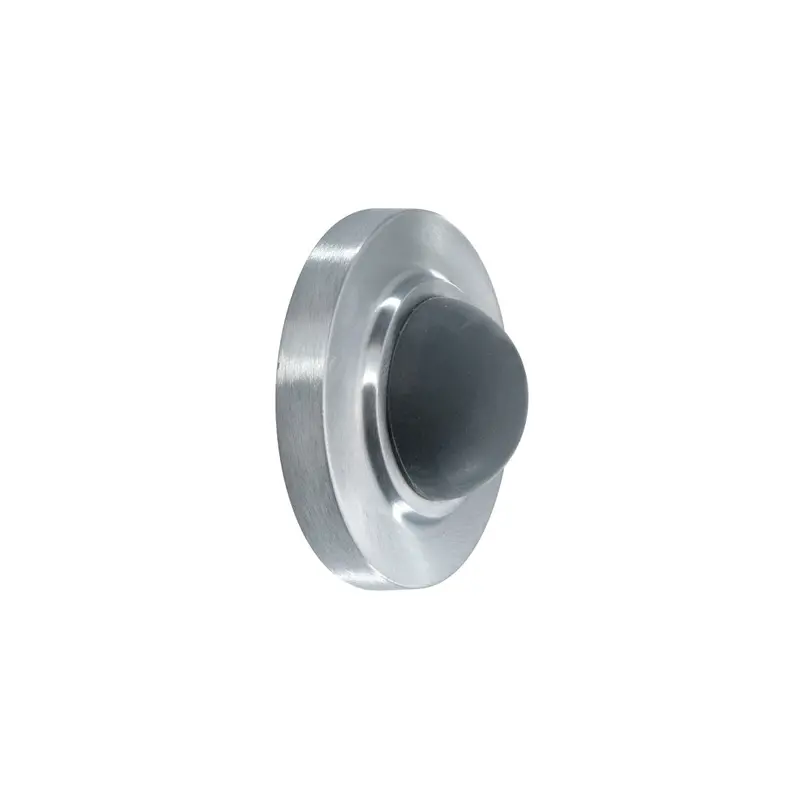 Convex Wall-Mount Door Stop – Satin Nickel 1