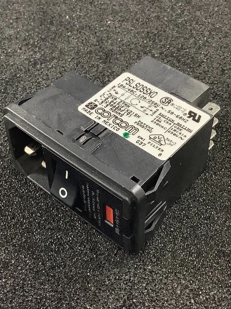 Corcom Psls0Ssx0 10-Amp Power Entry Module Featuring Integrated Switch And Fuse Holder 1