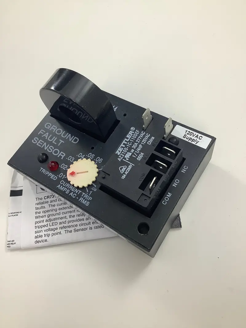 Cr Magnetics Cr7310-Lh-120-01.1-X-Cd-Elr-I – Ground Fault Sensor Relay, 120V Ac Input, Elr Output 1