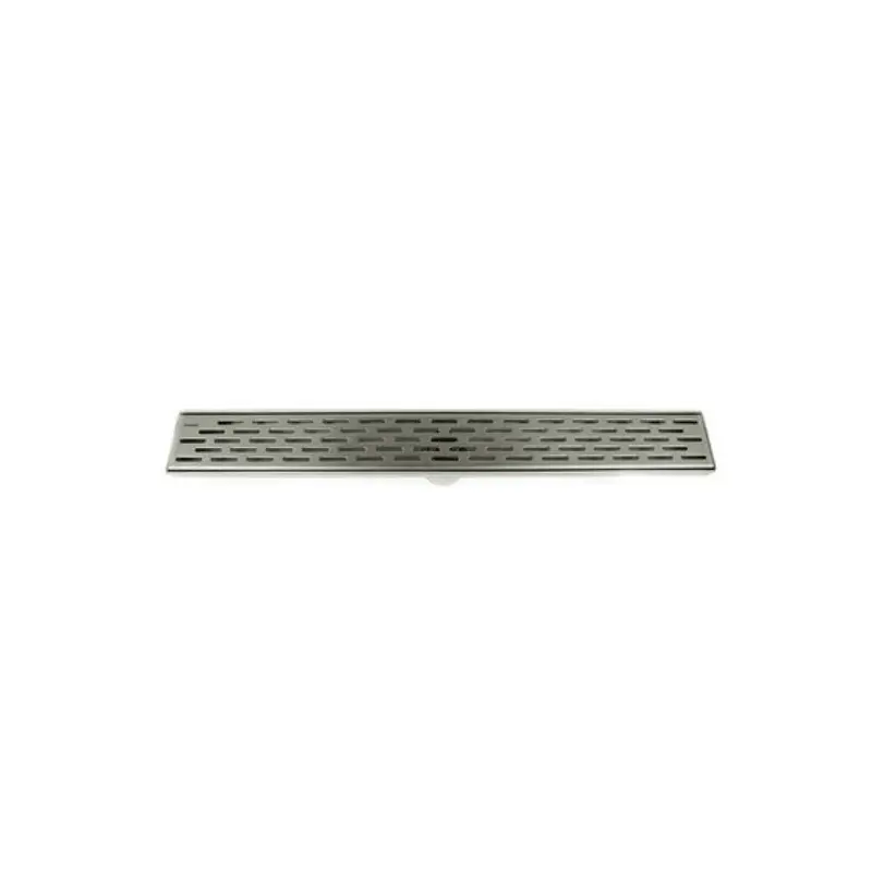 Decorative Grill Linear Shower Drain, 2-Inch Depth, 24" × 3" × 3-1/8" – Model 188059 1