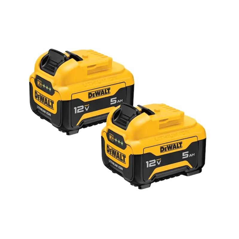 Dewalt 12V Max Dual 5.0Ah Lithium-Ion Battery Pack – Dcb126-2 1