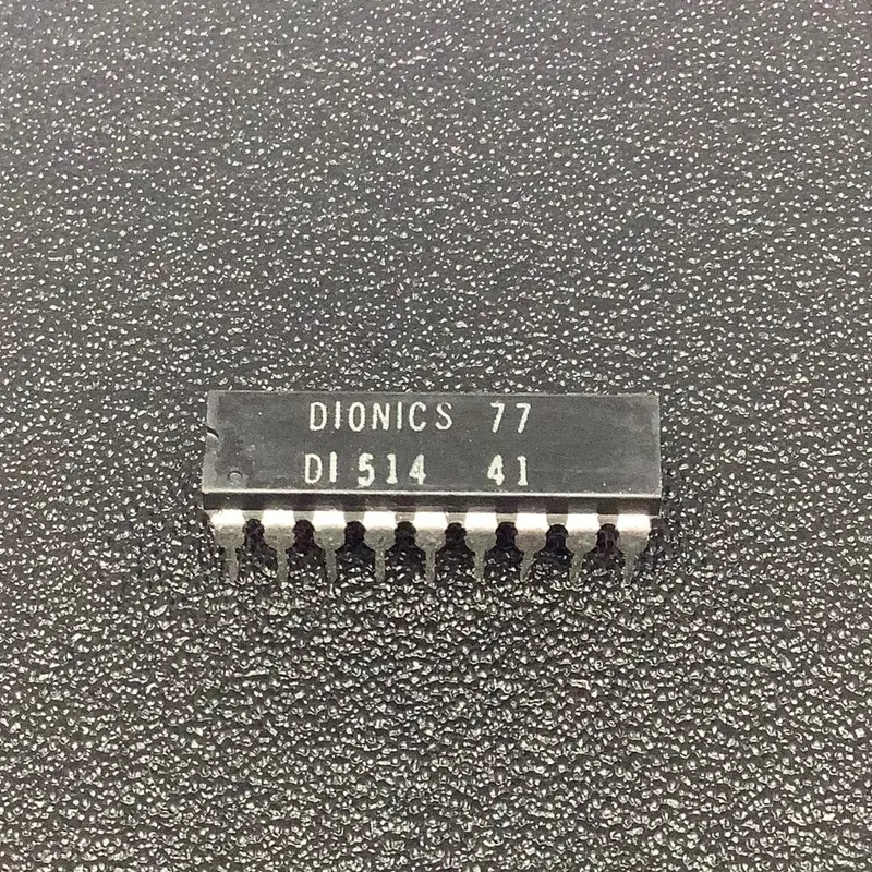 Dionics Di-514 Vacuum Fluorescent Display (Vfd) Driver Ic – Dedicated Display Controller 1