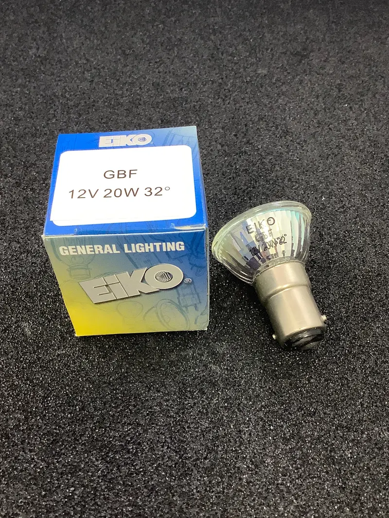 Eiko Gbf 12V 20W Alr Flare Lamp – 37Mm Dc Bayonet Base With Clear Glass Front 1