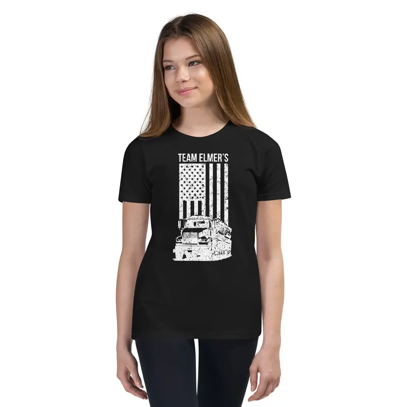 Elmer'S Live Bottom Truck Youth T-Shirt 1