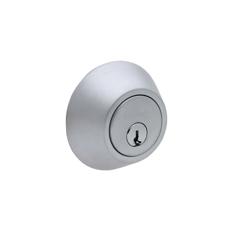 Epic Lock Single-Cylinder Deadbolt — Satin Stainless Steel Finish 1