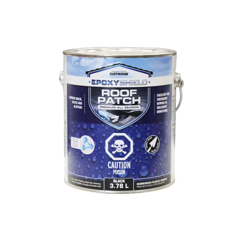 Epoxy Shield Roof Patch Sealant – 3.78L Black High-Build Repair Compound 1