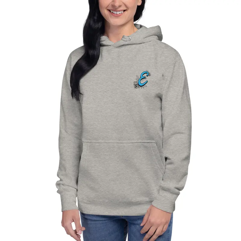 Floral-Print Unisex Hoodie By Team Elmer’S