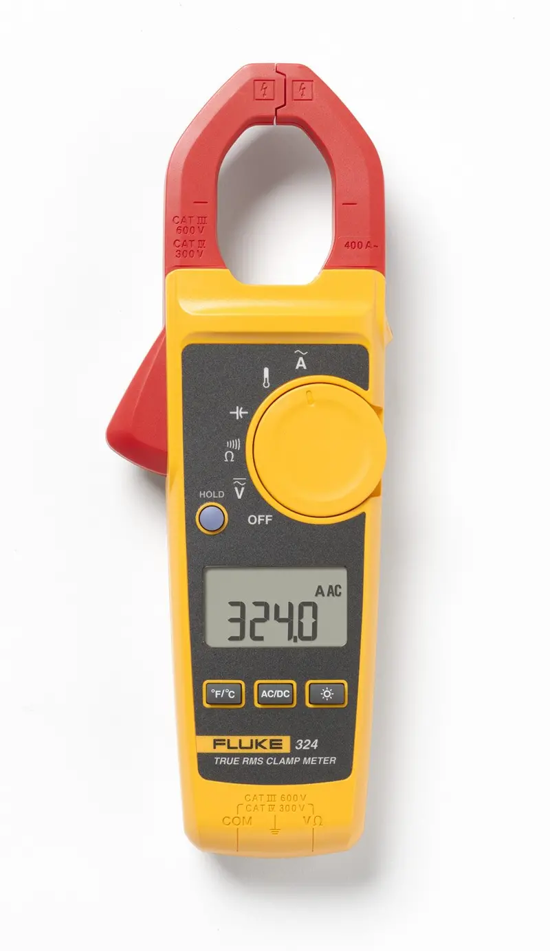 Fluke 324 Clamp Meter With Temperature, Capacitance, And True-Rms Accuracy 1
