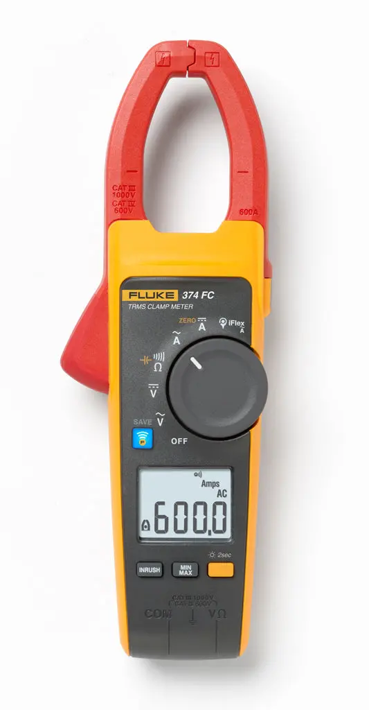 Fluke 374 Fc True-Rms Ac/Dc Clamp Meter With Bluetooth Connectivity 1