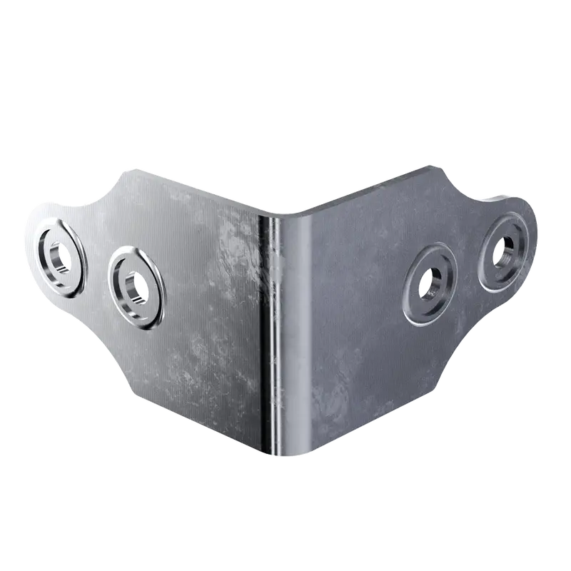 Four-Hole Industrial Clamp With Rivet Protectors 1