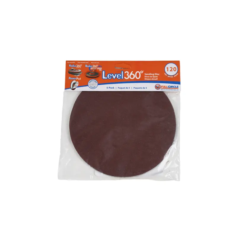Full Circle 360° Radius Sanding Discs – 120-Grit, Pack Of 5 1