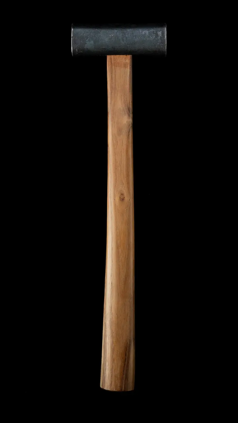 Genno 100-Monme Japanese Hammer With Ushikoroshi Handle By Kouzaburo 1