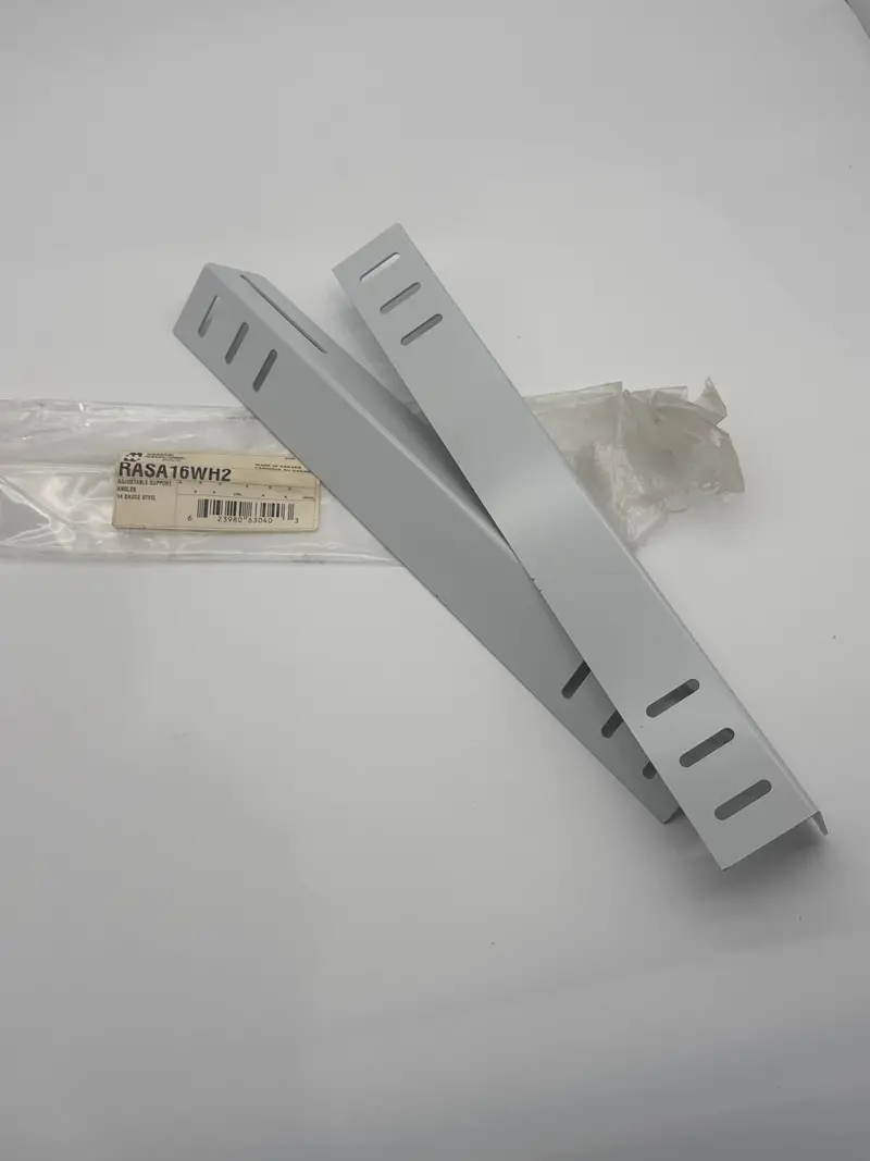 Hammond Rasa16Bk3: Pair Of Black Mounting Brackets For Enclosure Installation 1