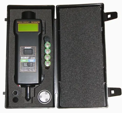 Handheld Digital Tachometer – Contact & Non-Contact Measurement (Model T15491) 1