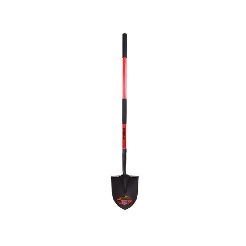 Heavy-Duty Round-Point Fiberglass L-Handle Shovel – 59-Inch, 10.2-Inch Blade 1