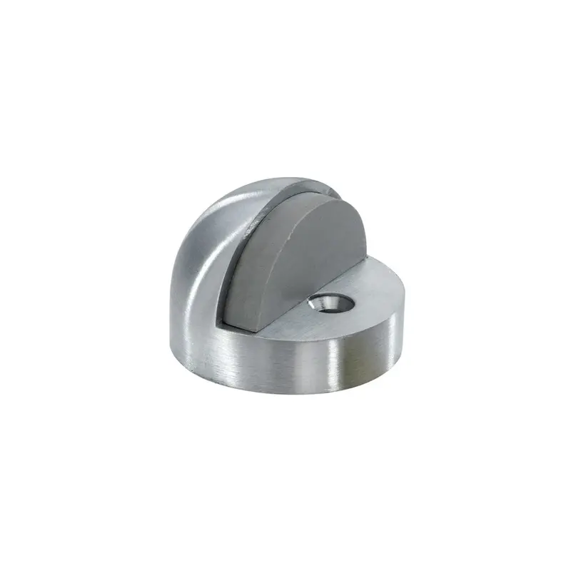 High-Profile Floor-Mount Door Stop – Satin Nickel 1