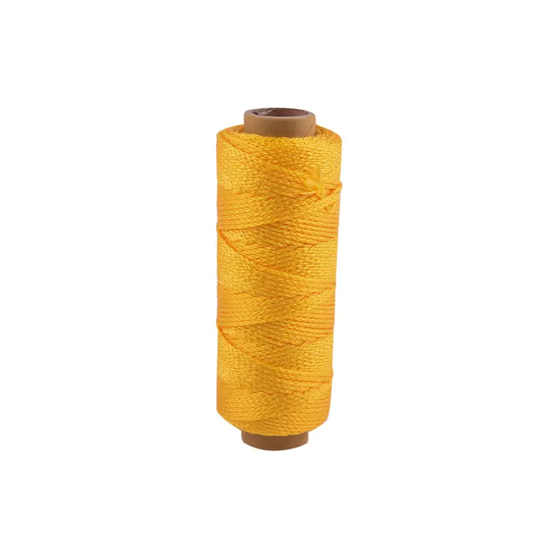 High-Visibility Yellow Braided Nylon Mason Line For Layout And Alignment 1